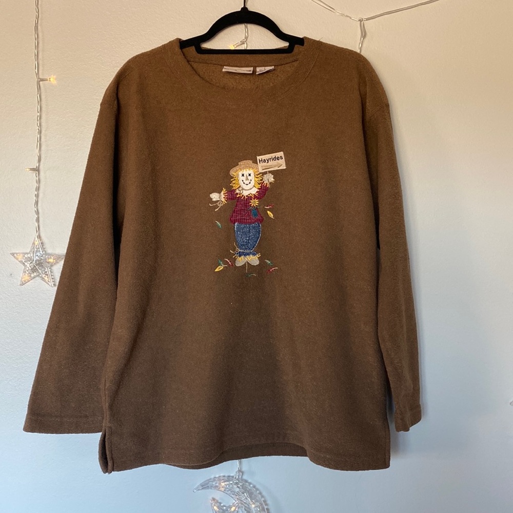 Vintage scarecrow sweatshirt